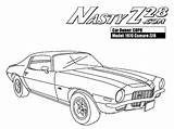 Camaro Coloring Pages 1970 Z28 Chevy Truck Drawing Color Cars Classic 1969 Chevrolet Charger Dodge Print Printable Getdrawings Getcolorings Kids sketch template