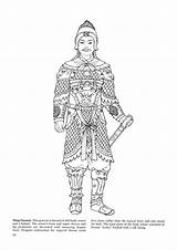 Dynasty Ming Armor sketch template