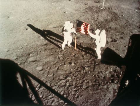 how the moon landing was filmed