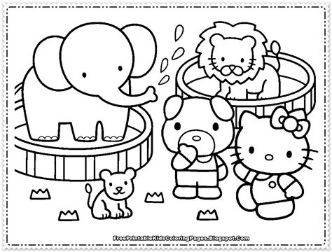 kitty coloring pages  girls amp blogger design