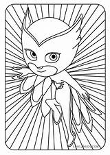 Pj Owlette Ausmalbilder Malvorlagen Ausdrucken Cool2bkids sketch template