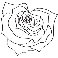 flowers coloring pages rose  getcoloringscom  printable