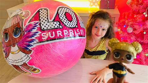 giant lol surprise ball magic show youtube