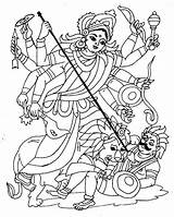 Durga Drawing Coloring Pages Getdrawings Sri Ramakrishna Math Printable Getcolorings Print sketch template