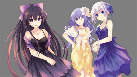 Breasts Cleavage Date A Live Dress Izayoi Miku Third Party