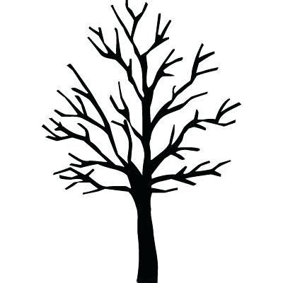 bare tree template bare tree coloring page bare tree outline tree
