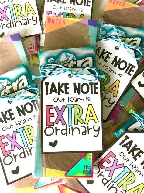 extraordinary gift tag freebie teacher coworker gifts gifts