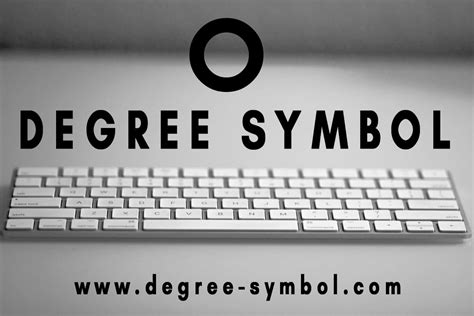 degree symbol   type  degree sign  keyboard