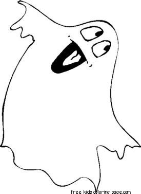 printable halloween ghosts coloring pages