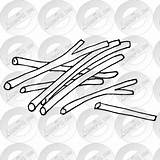 Sticks Outline Bundles Watermark sketch template