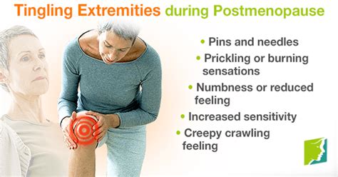 tingling extremities during postmenopause