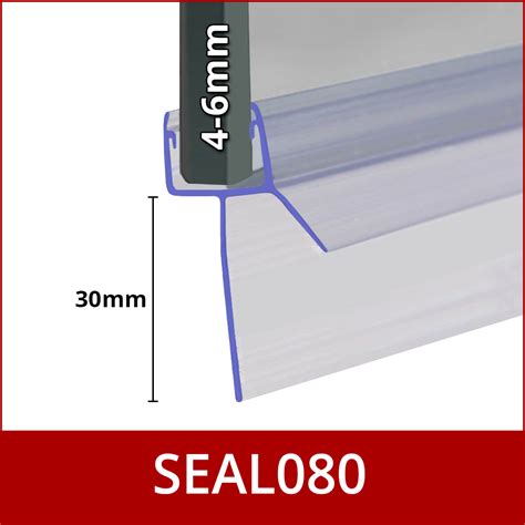 Shower Seal Strip 4 To 12mm Glass Up To 50mm Gap Bath Screen Door