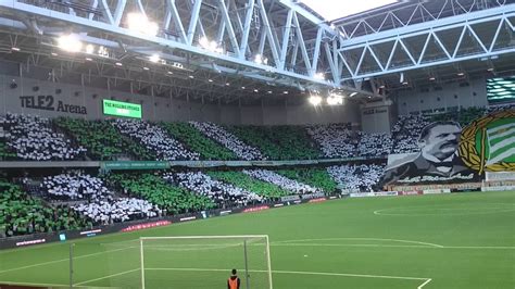 Hammarby -Degerfors 140414. Bajen fans gryma TIFO - YouTube