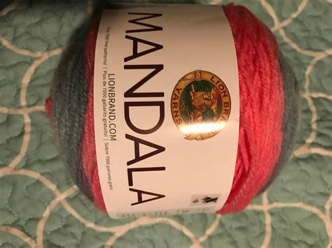 lion brand mandala yarn cake unicorn  color change