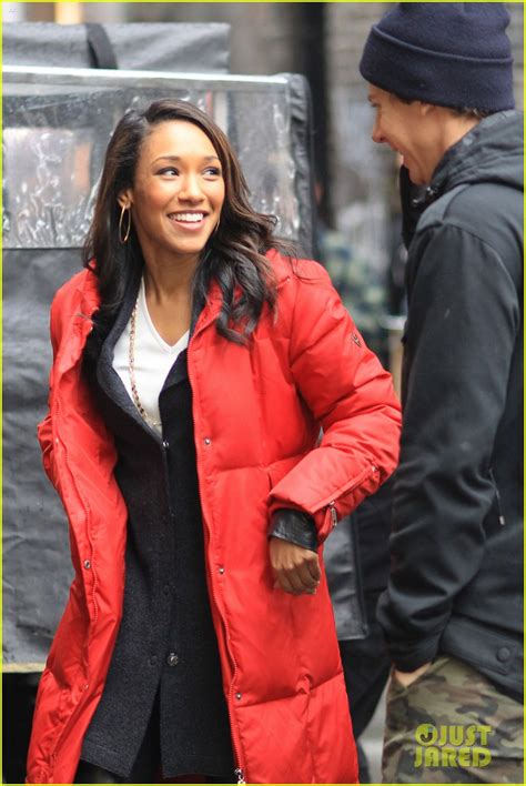 grant gustin and candice patton wrap up flash production for the