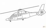Coloring Helicopter Pages Rescue Guard Coast Ec155 Eurocopter Police Printable Boat Drawing Print sketch template
