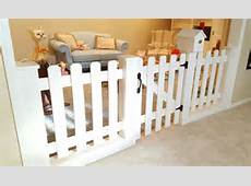 Baby Gate Playroom Picket Fence Room by SpeckCustomWoodwork