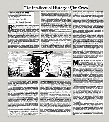 intellectual history  jim crow   york times