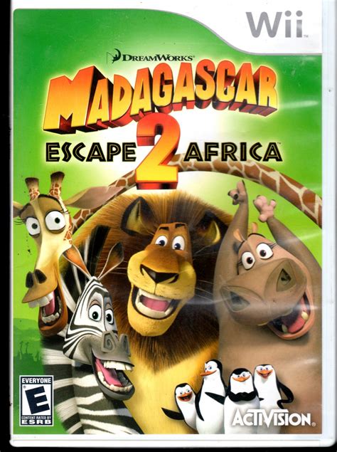 madagascar escape 2 africa wii game