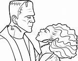 Frankenstein Draw Dragoart Creepy sketch template