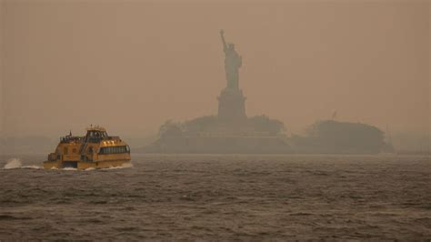 Smoke From Canada Fires Blankets New York Us News Sky News