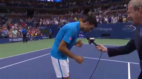 Novak Djokovic Broke Into Song And Dance During An Interview To Avoid