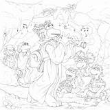 Fraggle sketch template