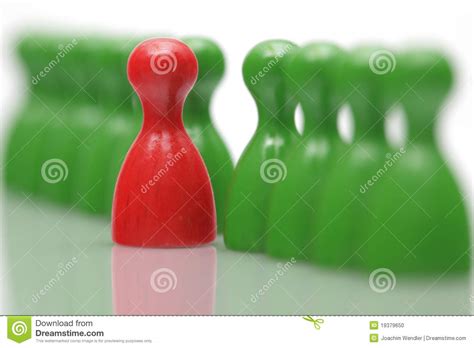 board game pieces stock photo image  concept leader