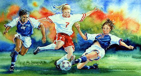 women sports painting sports art painting