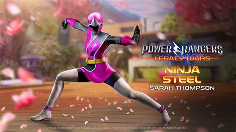 Sarah Thompson Ninja Steel Pink Ranger Official Moveset Power