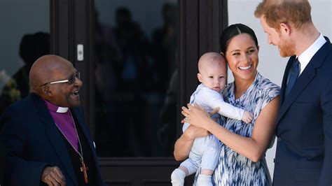 meghan markle and prince harry take their son archie on his first royal
