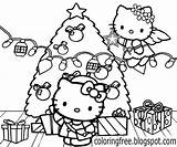Kitty Gifts Sheets sketch template