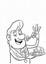 Meatball Cloudy Chance Coloring Pages Kidz Krafty Center sketch template