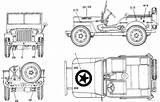 Jeep Willys Blueprints Wrangler Cj Result 1941 Xj Jk Blueprint Scrambler Cherokee Pedal Bronco Ford Vn sketch template