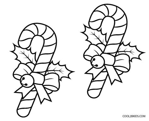 printable candy cane coloring pages  kids coolbkids