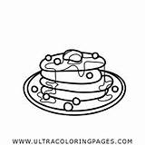 Pancake Panquecas Colorironline Desenho sketch template