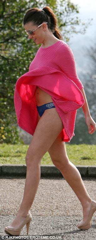 hot pink imogen thomas hides her blushes in a bright dress out on the