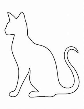 image result  printable cat pattern template cat template animal