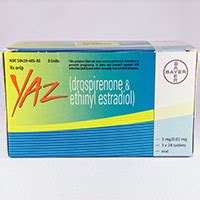 yaz dosage rx info  side effects  clinical advisor