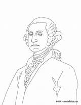 Washington George Coloring Pages Kids President Popular sketch template