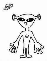 Alien Kids Coloring Pages Printable Activityshelter Color Ufo Activity sketch template