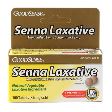 Goodsense® Senna Laxative Tablets Standardized Senna Concentrate 8 6