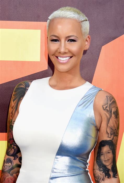 Amber Rose See Every Trendy Beauty Look From The Mtv