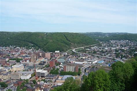 johnstown pa  view   city   inclined plane photo picture image pennsylvania