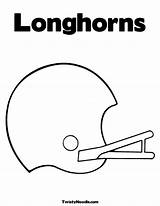 Longhorns sketch template