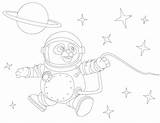 Oso Coloring Agent Astronaut Special Pages Disney Colouring Speci sketch template