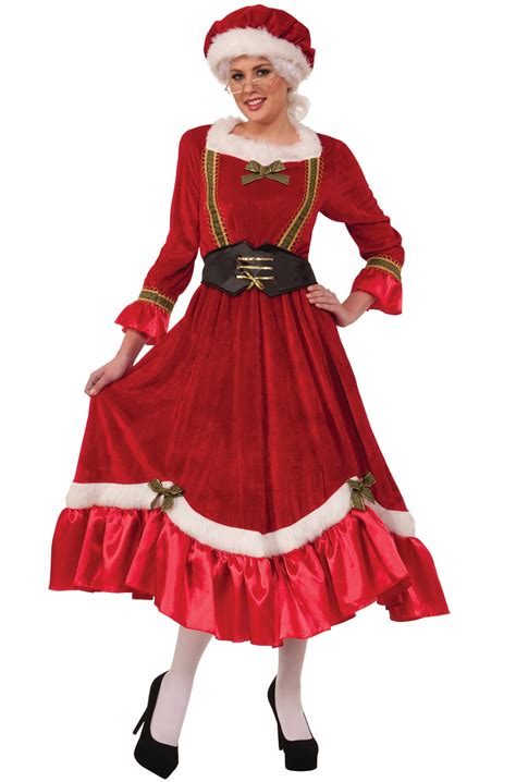 jolly mrs santa claus plus size costume