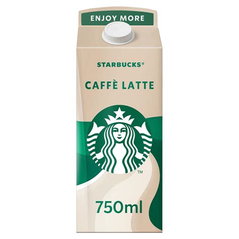 starbucks multiserve caffe latte icedcoffee ml starbucks coffee iceland foods