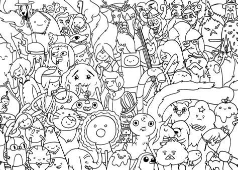 adventure time adventure time coloring page coloring home