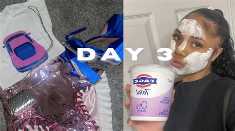 days  faith day  fedex stole  package  lori harvey yogurt face mask